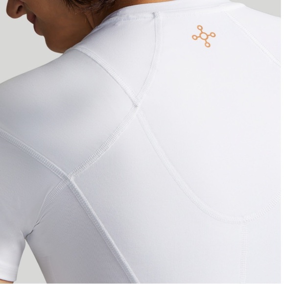 TOMMIE COPPER WHITE WOMEN’S PRO-GRADE SHORT SLEEVE SHOULDER SUPPORT SHIRT SIZE M - Picture 6 of 12